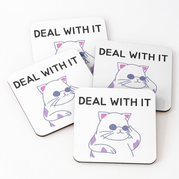 Item preview, Deal with It Cool Cat designed and sold by razvigod.