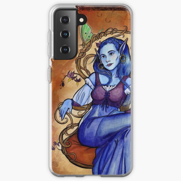 Blue Lady Samsung Galaxy Soft Case