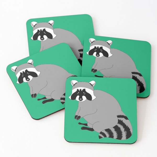 Item preview, cute raccoon designed and sold by FoxsJob.
