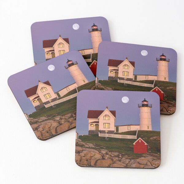 Item preview, Nubble Lighthouse and Moon designed and sold by Gerard Fornarotto.