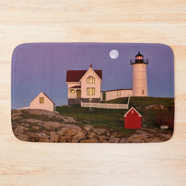 Item preview, Nubble Lighthouse and Moon designed and sold by Gerard Fornarotto.