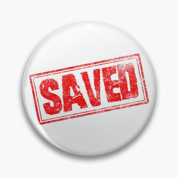 Item preview, Saved (Vintage Stamp) designed and sold by SassyClassyMe.