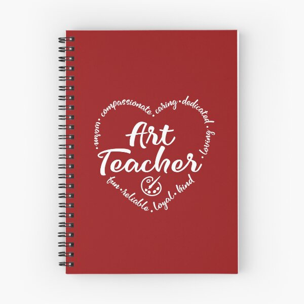 Item preview, Art teacher with heart, art education, art ed,  teach, teacher, creativity, gift for art teacher designed and sold by mbdesign23.