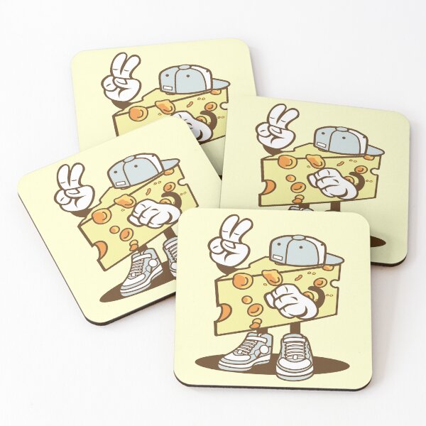 Item preview, Cheese cartoon designed and sold by cartoonbug.