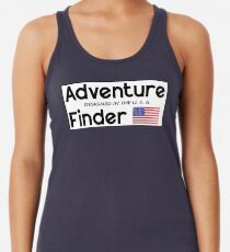 Adventure Finder USA Racerback Tank Top