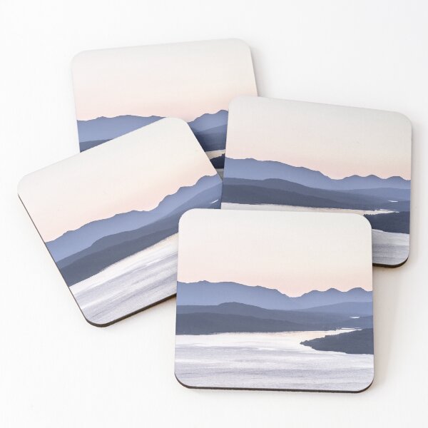 Item preview, 'Blue Hour, Through to Glencoe', Loch Rannoch. designed and sold by mucklepawprint.