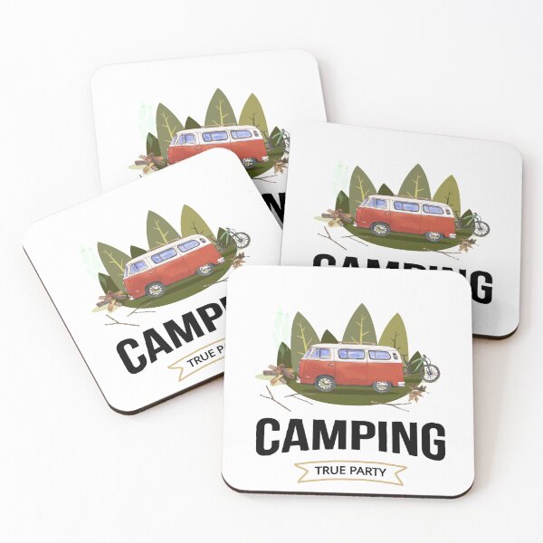 Item preview, Happy Camper Retro Camping for Hello Summer designed and sold by Dieowl.