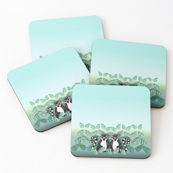 Item preview, LEMURS 153 AND SPOTTED LEAVES. designed and sold by sana90.