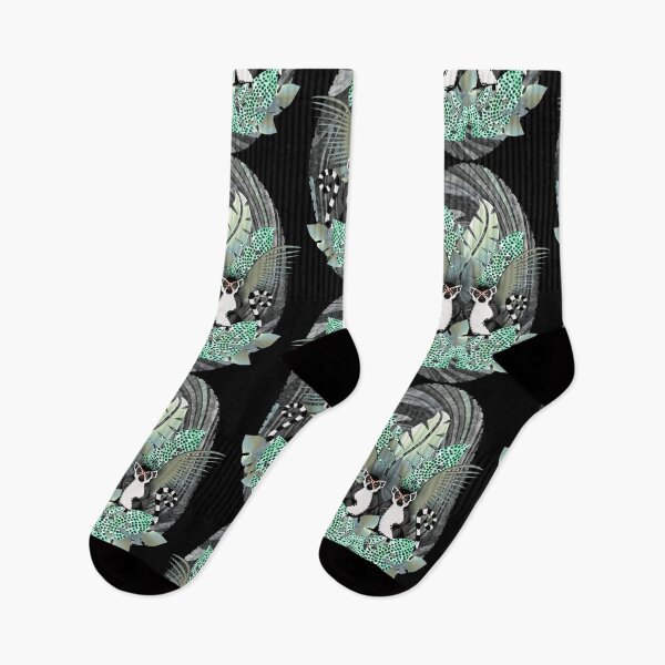 Item preview, LEMURS 153 AND SPOTTED LEAVES. designed and sold by sana90.