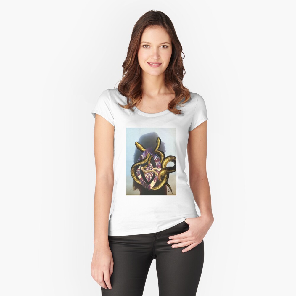 Item preview, Fitted Scoop T-Shirt designed and sold by atelierdeceza.