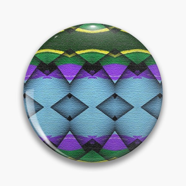 Item preview, Textured purple blue and green geometric. designed and sold by MarilynBaldey7.