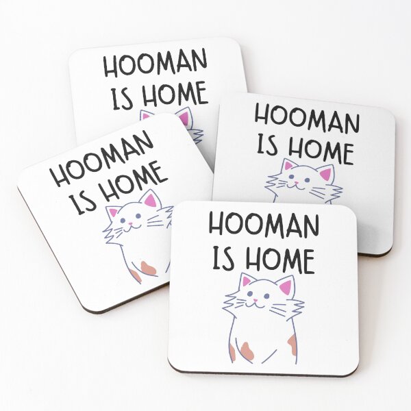 Item preview, Hooman Is Home Happy Cat designed and sold by razvigod.
