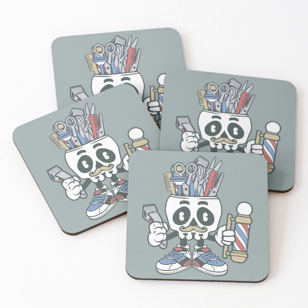 Item preview, Barber cartoon designed and sold by cartoonbug.