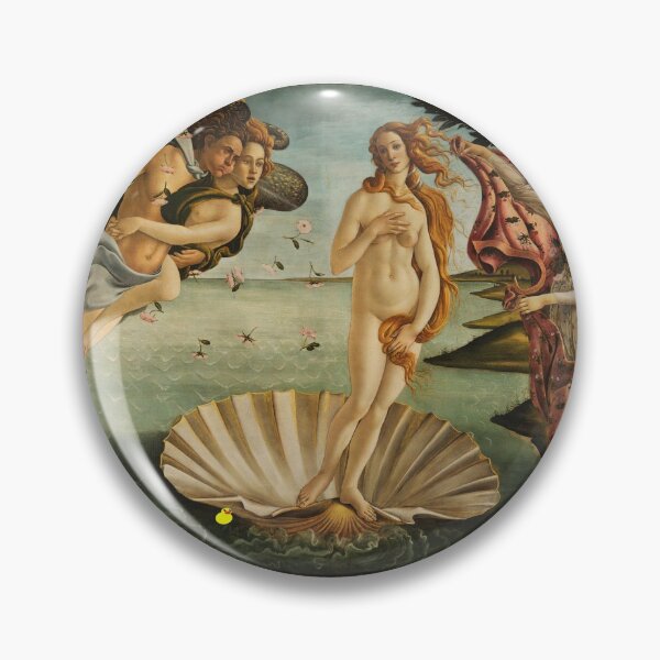 Item preview, Subtly Ruined Botticelli - Rubber Ducky designed and sold by weavernap.