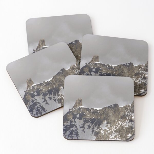 Item preview, Snowy Mountain Peaks Alpine Landscape designed and sold by Anna Lemos.