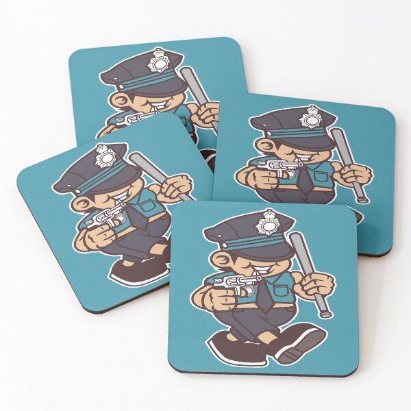 Item preview, Police cartoon designed and sold by cartoonbug.
