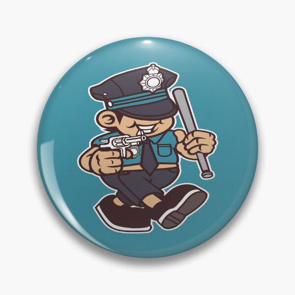 Item preview, Police cartoon designed and sold by cartoonbug.