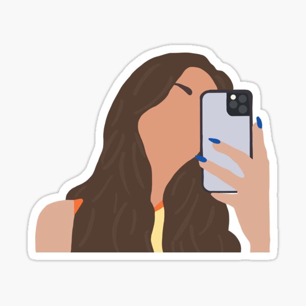 Addison Rae Selfie Sticker
