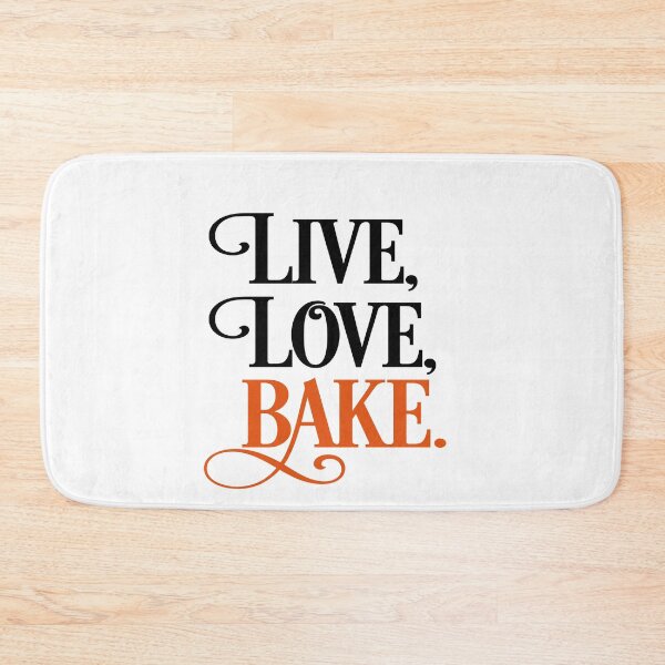 Item preview, Live, love, bake designed and sold by Vectorqueen.