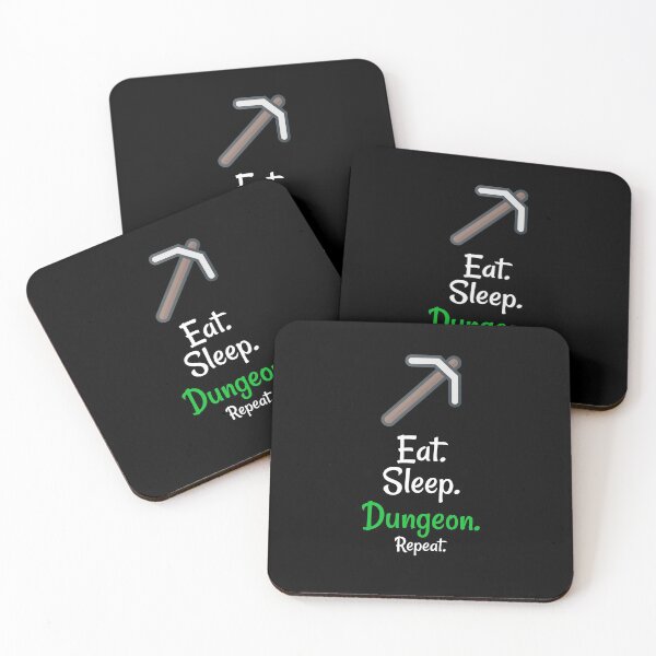 Item preview, Eat Sleep Dungeon Repeat Shirt designed and sold by Atitep.
