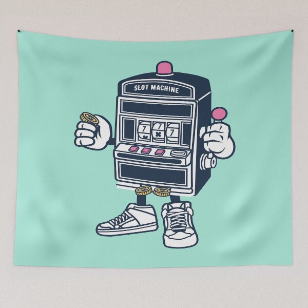 Item preview, Slot machine cartoon designed and sold by cartoonbug.