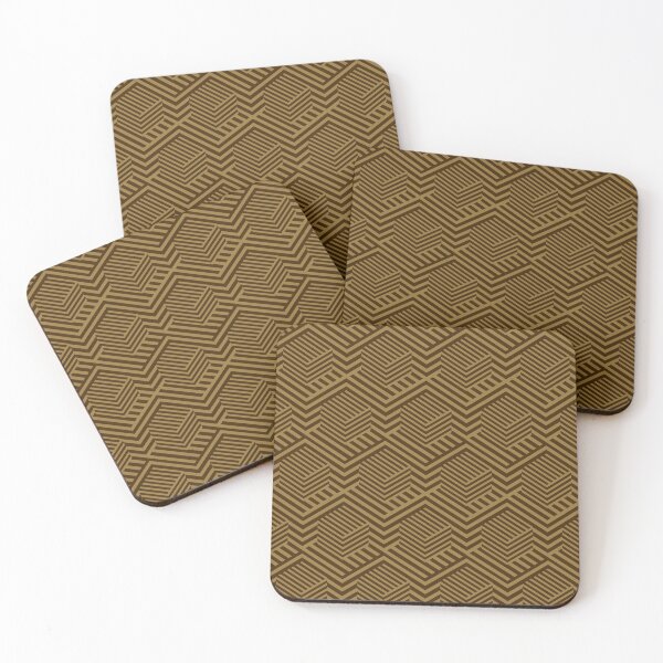Artikelvorschau, Brown and Tan Cube Illusion entworfen und verkauft von Randoprint.