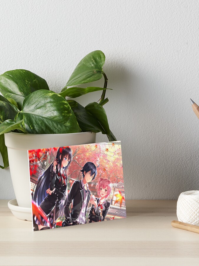 Yahari Ore no Seishun Love Comedy wa Machigatteiru Art Board Print by  Laramenhur