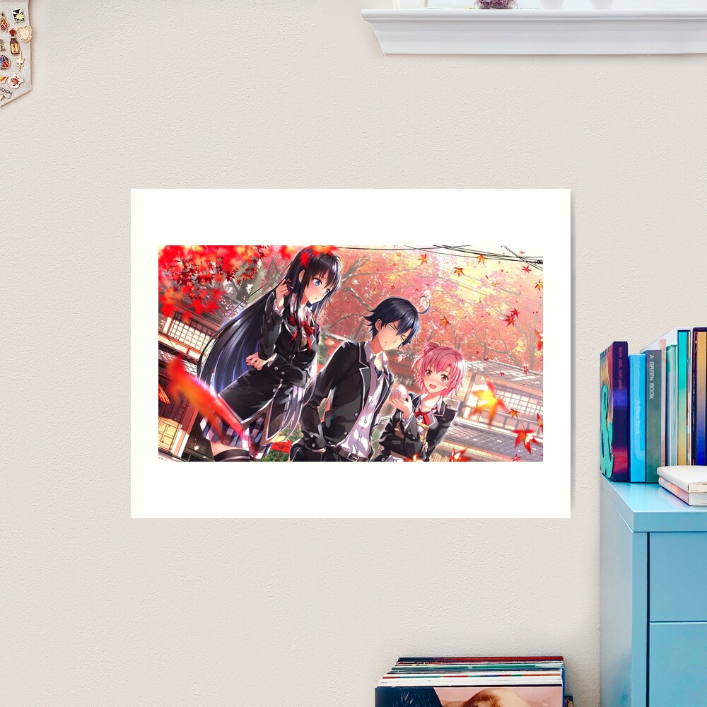 Yahari Ore no Seishun Love Comedy wa Machigatteiru Art Board Print by  Laramenhur