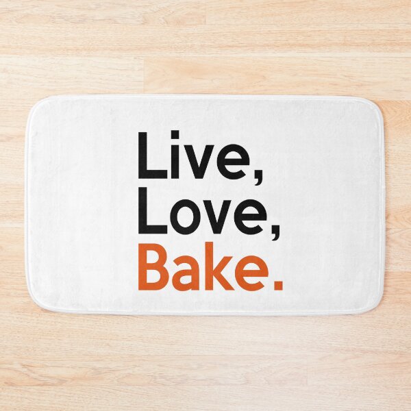 Item preview, Live, love, bake designed and sold by Vectorqueen.