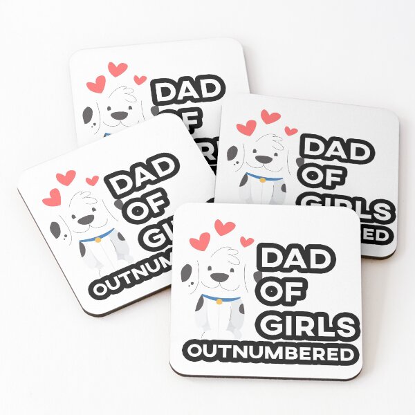 Item preview, Dad of Girls Outnumbered Humor Mens Graphic Novelty Sarcasm Funny  designed and sold by Akmloza.