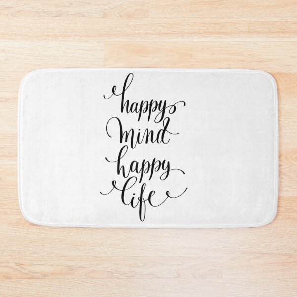 Item preview, Happy mind happy life designed and sold by Divyata.