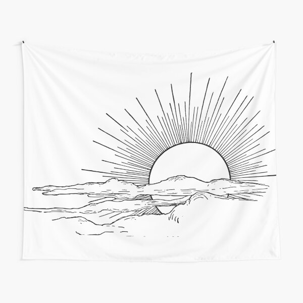 Sunny Clouds Tapestry