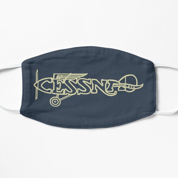 Cessna Retro Plane Logo Mask