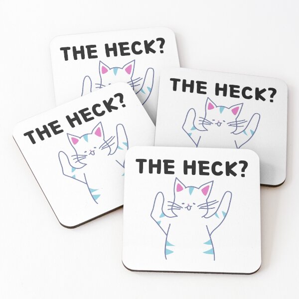 Item preview, The Heck Funny Cat designed and sold by razvigod.