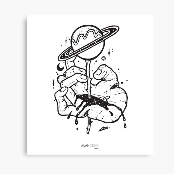 pain reveals new planets, new life prospects, new projects and occasionally better people Canvas Print