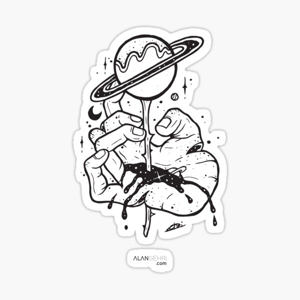 pain reveals new planets, new life prospects, new projects and occasionally better people Sticker