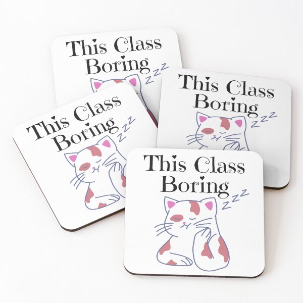 Item preview, This Class Boring Sleepy Cat designed and sold by razvigod.