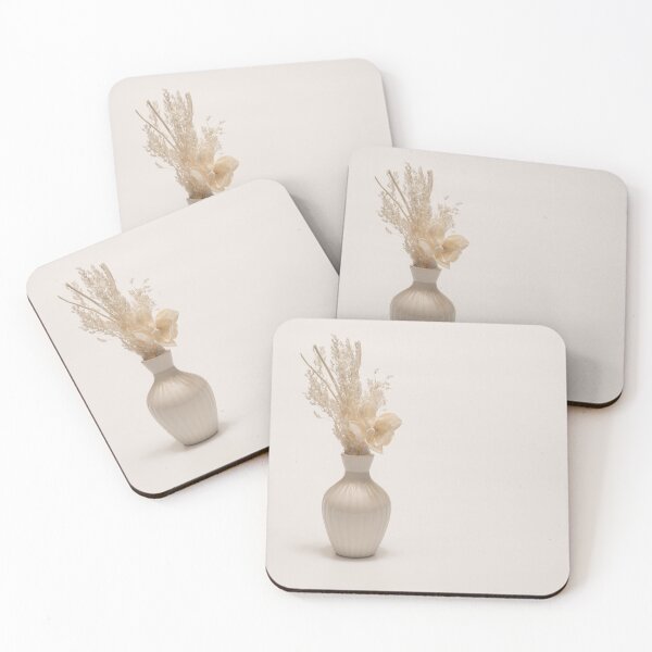 Item preview, dried flowers on a pastel cream color background designed and sold by graphic3000.