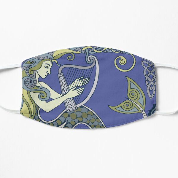 Mermaid Harpist Flat Mask