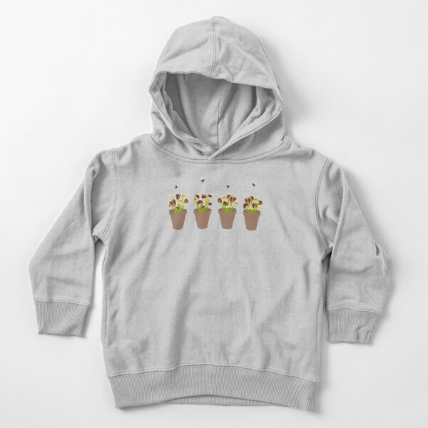 Venus Fly Traps and Flies Toddler Pullover Hoodie