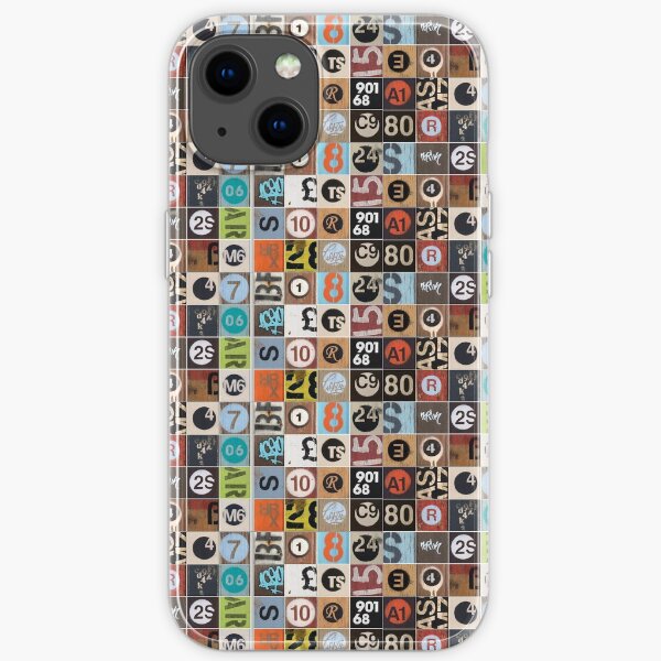 the grid iPhone Soft Case