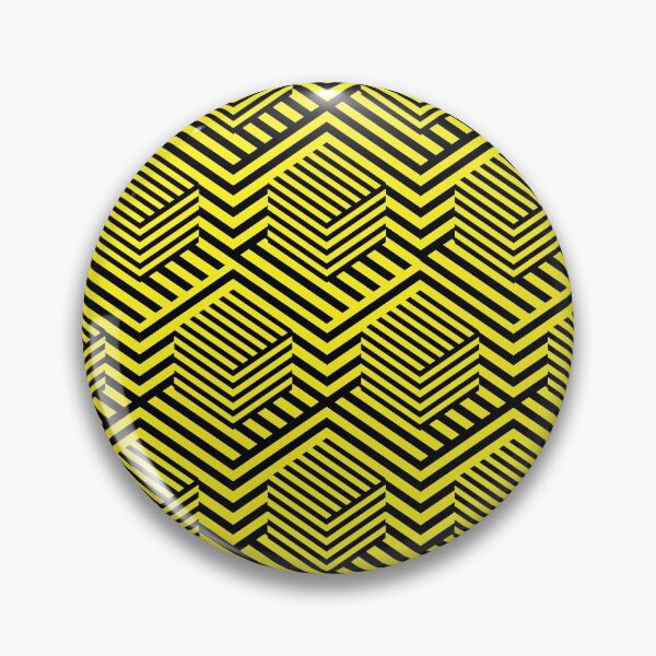 Item preview, Ilusión de cubo negro y amarillo designed and sold by Randoprint.