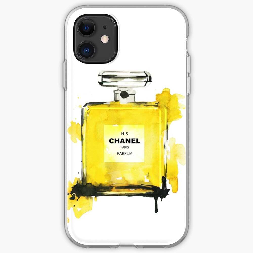 Yellow Perfume Watercolor Fashion Iillustration Iphone Case Cover By Dohakoma Redbubble