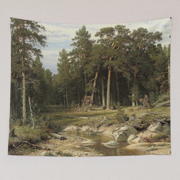Item preview, Mast Pine Forest in Viatka Province by Ivan Shishkin designed and sold by Irina Polyanskaya.