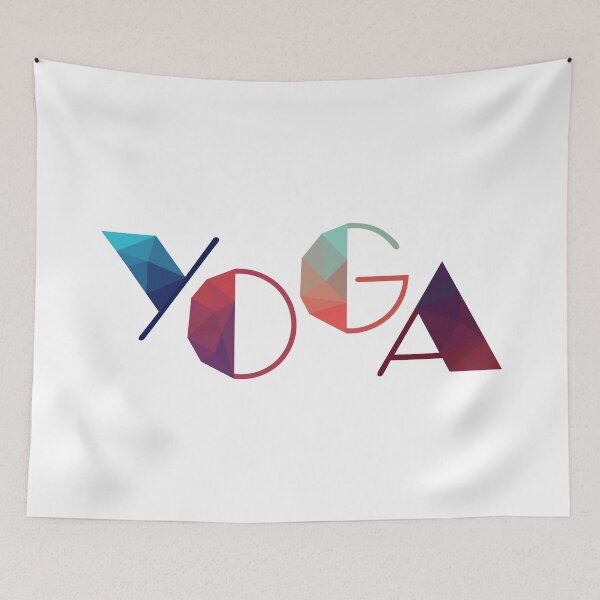 Item preview, Modern low poly yoga design designed and sold by blacklittlemoon.