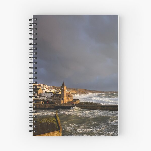 Item preview, Storm Clouds over Porthleven Pier designed and sold by bitm2007.
