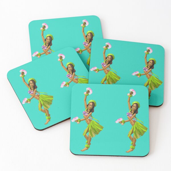 Item preview, Hula Teal designed and sold by PlaidRat.