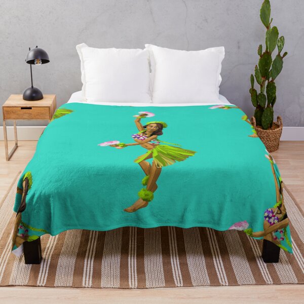 Item preview, Hula Teal designed and sold by PlaidRat.