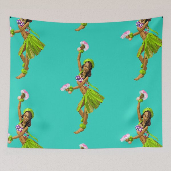 Item preview, Hula Teal designed and sold by PlaidRat.