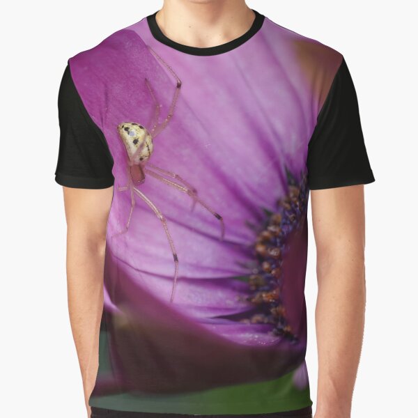 Spider in a flower Graphic T-Shirt
